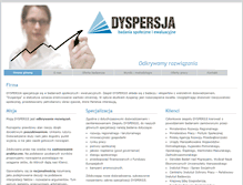 Tablet Screenshot of dyspersja.com